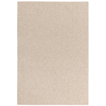 Washable Boden Modern Plain Bobble Textured Durable Soft-Touch Tonal Space-Dyed Polyester Lopped Pile Flatweave Ivory Rug-Asiatic Carpets-Rug Love - The Most Loved Rug Store